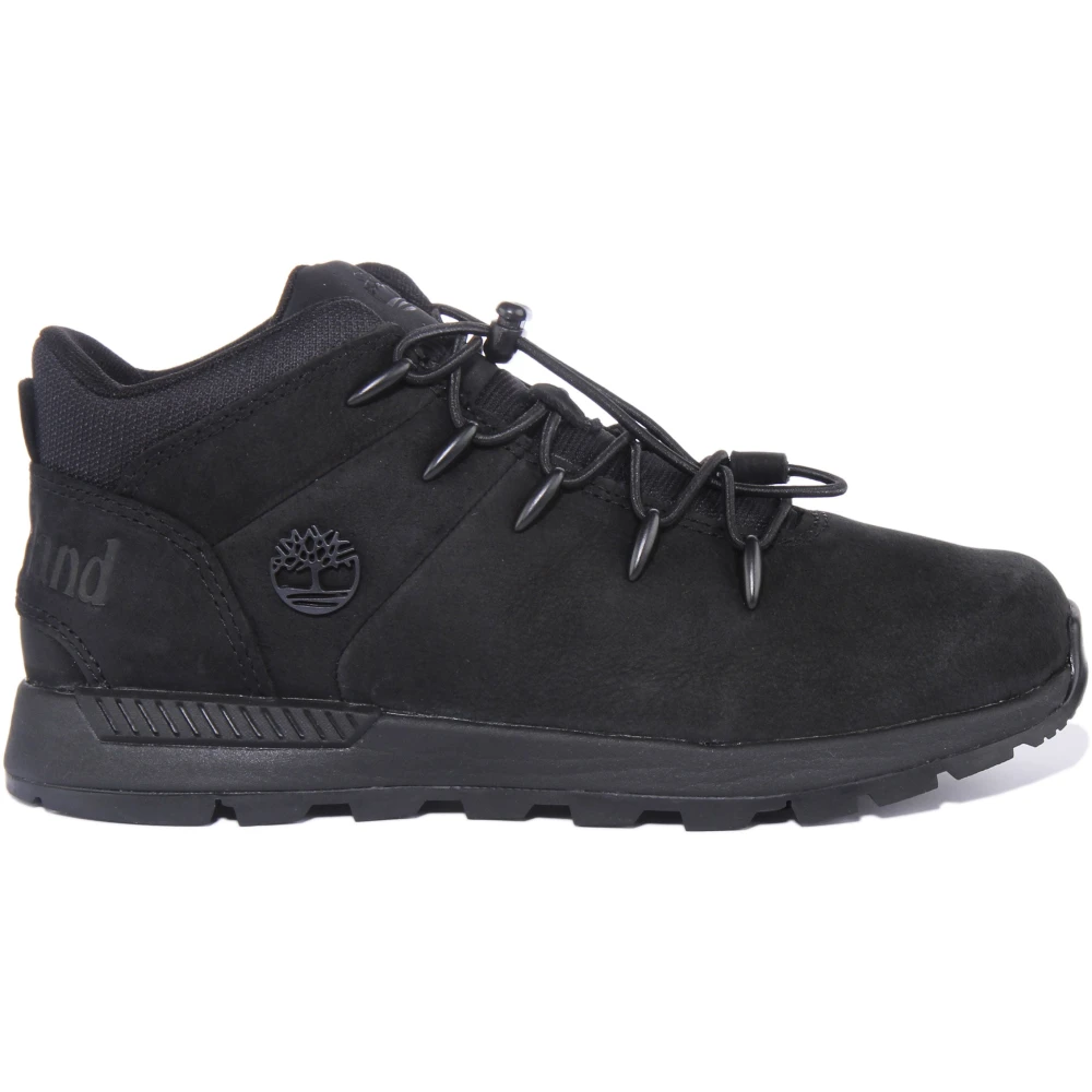 Timberland Sprint Trekker Mid Bungee Trainer For Youth In Black, Size 2.5 - Image 2