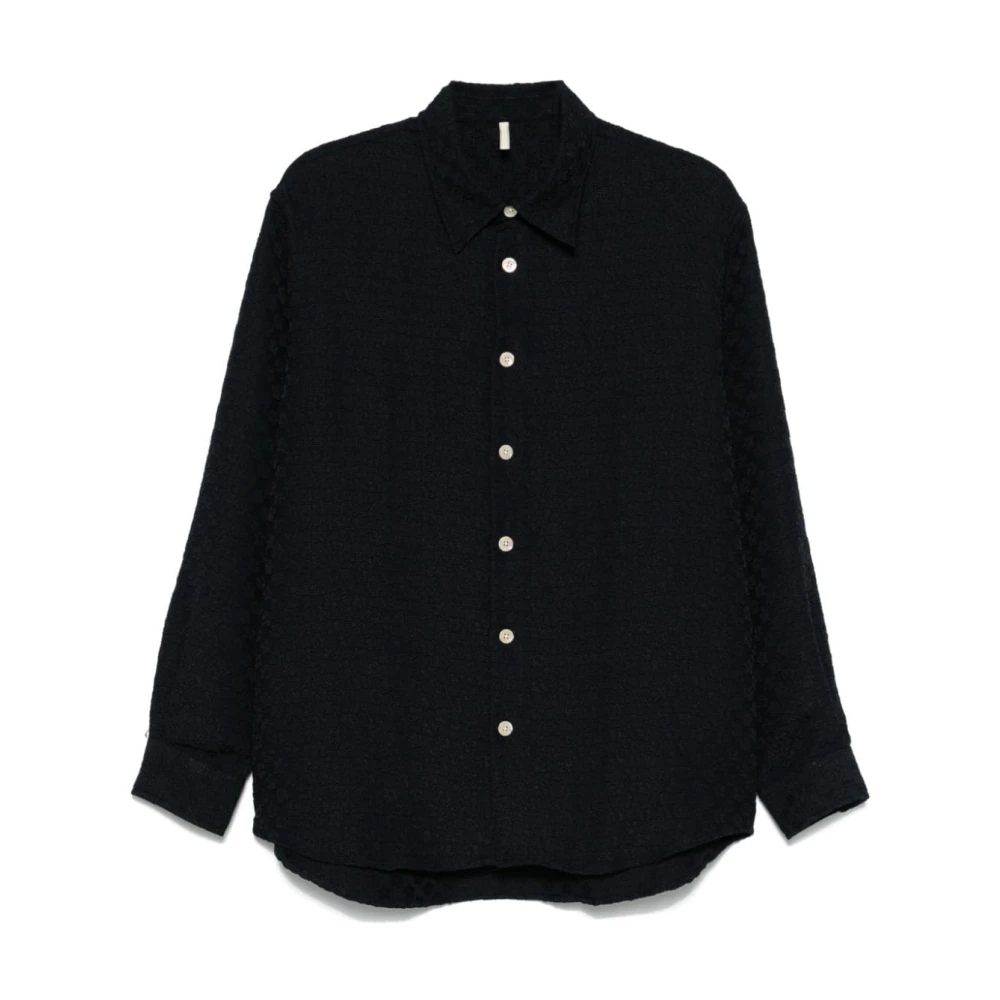 Sunflower Blauwe Studio Shirts Blue Heren