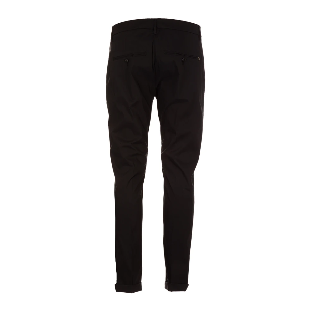Dondup Zwarte Broek Gaubert Stijl Black Heren