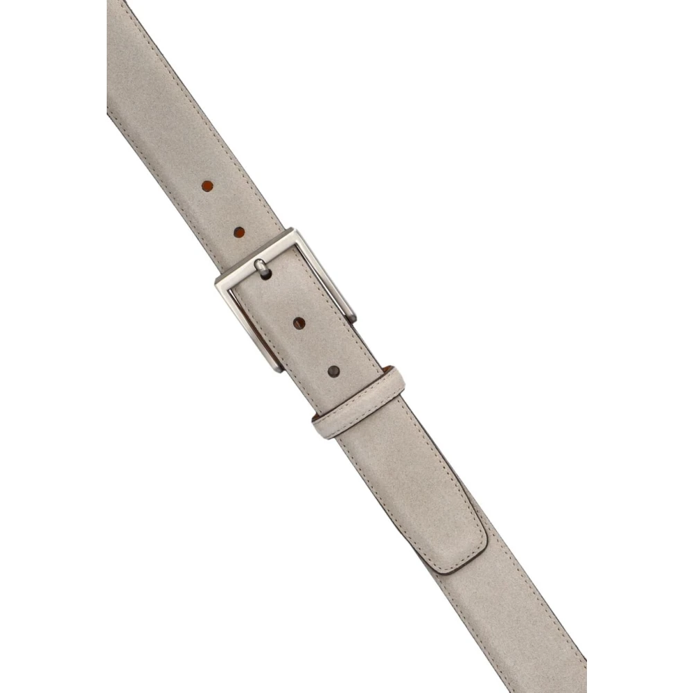 Magnanni Elegante Leren Riem Model 1078 White Heren
