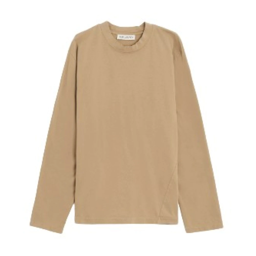 Our Legacy Twisted Longsleeve T-Shirt Beige Heren