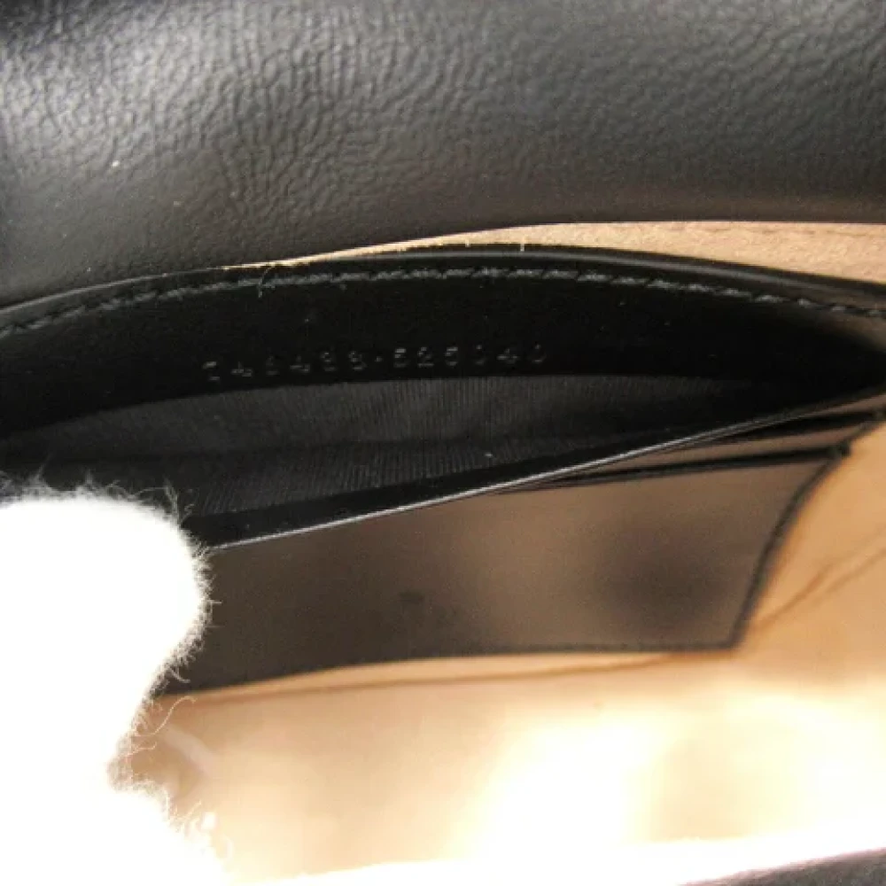Gucci Vintage Pre-owned Leather crossbody-bags Black Dames