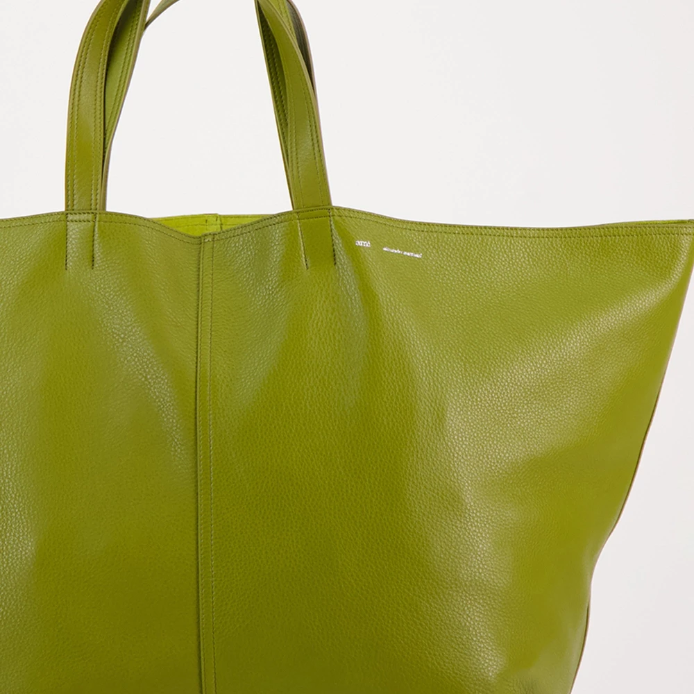 Ami Paris Groene leren tas Green Dames