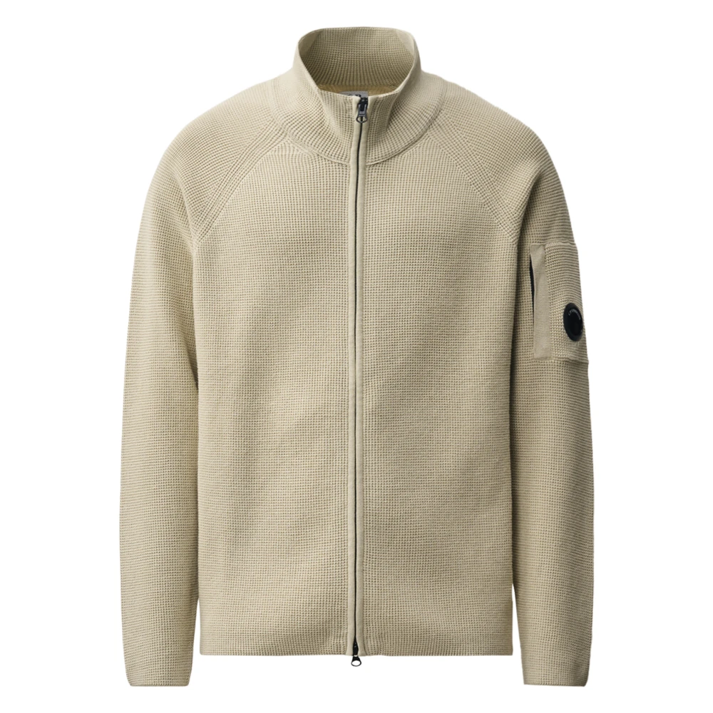 C.p. Company Cp Company Jumpers - Male - Cardigans - Beige - L - Knitwear
