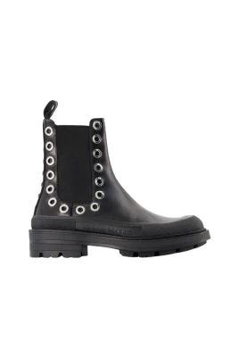 Chelsea Boots med Eyelet-detalj