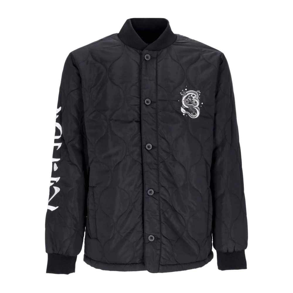 Ripndip Gewatteerde Bomberjack Zwart Black Heren