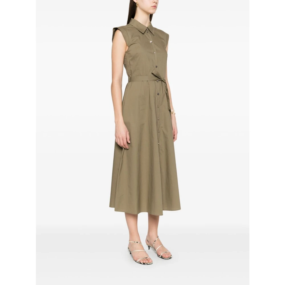 Liu Jo Militair Groene Jurk Green Dames