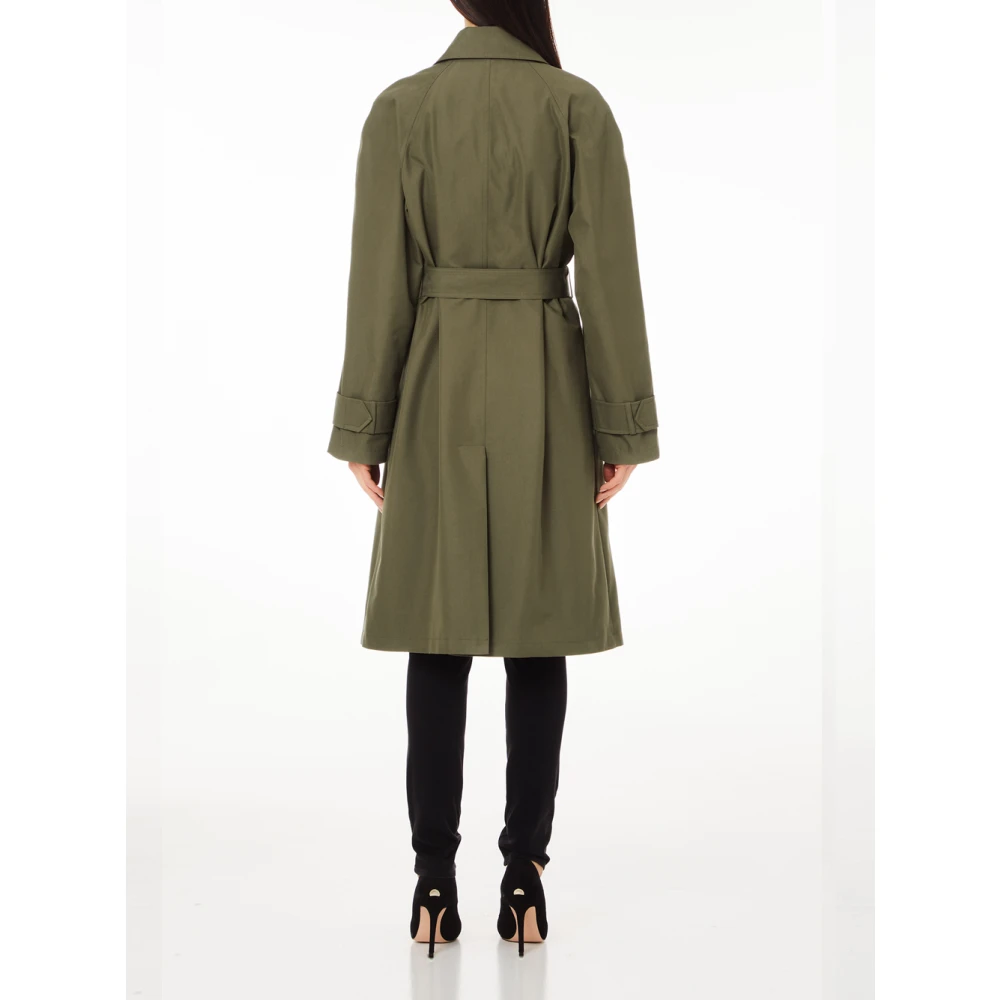 Liu Jo Groene Trenchcoat voor Vrouwen Green Dames