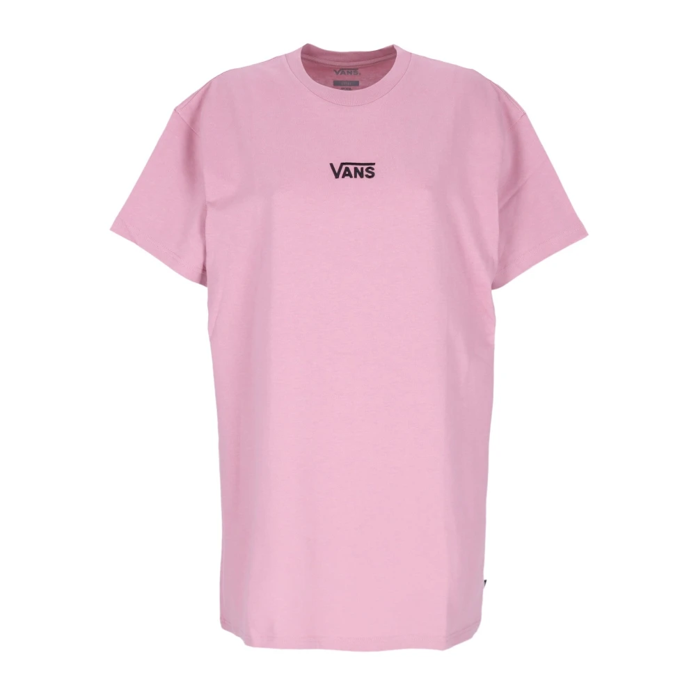 Vans Korte Mouw Lila Tee Jurk Pink Dames