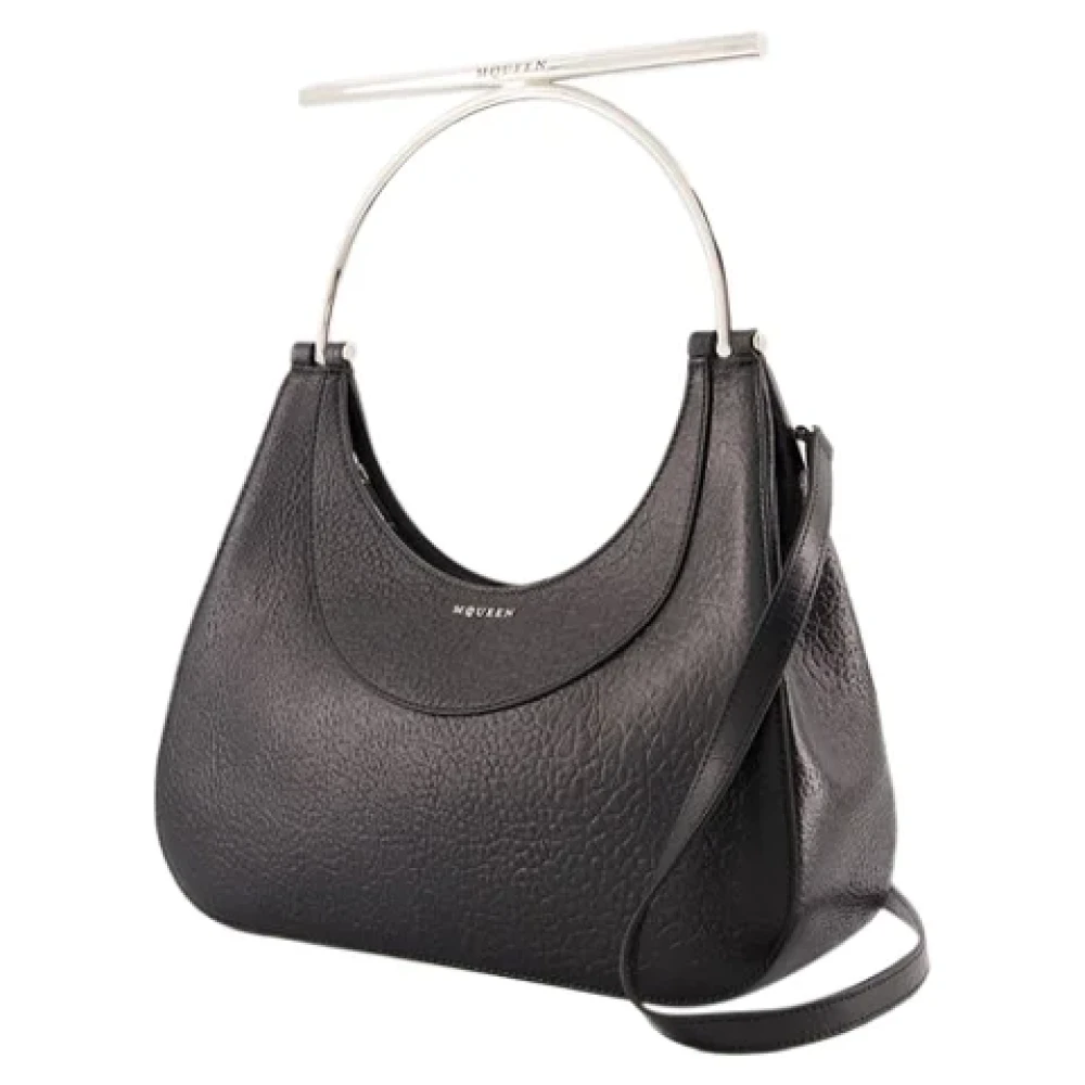 alexander mcqueen Leather handbags Black Dames