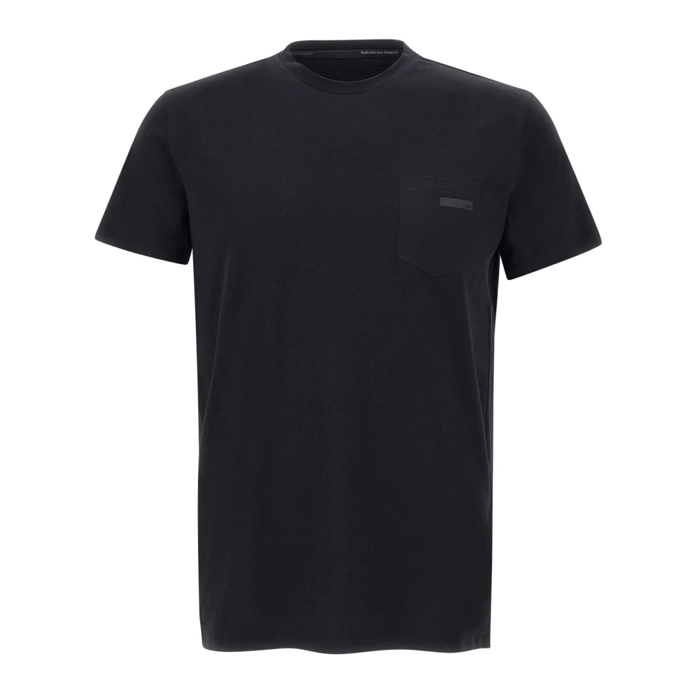 RRD Zwarte Monochrome T-shirt met Surflex Zakje Black Heren