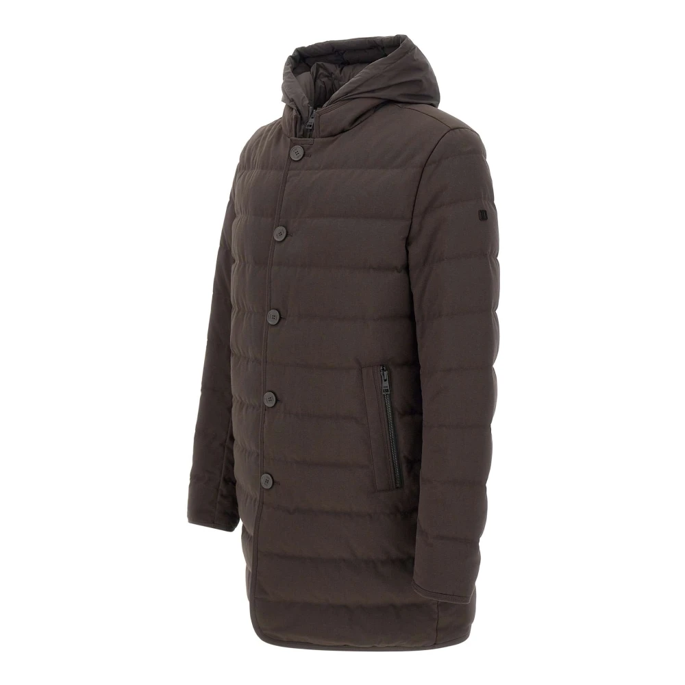 Duno Bruine Winterjassen Brown Heren