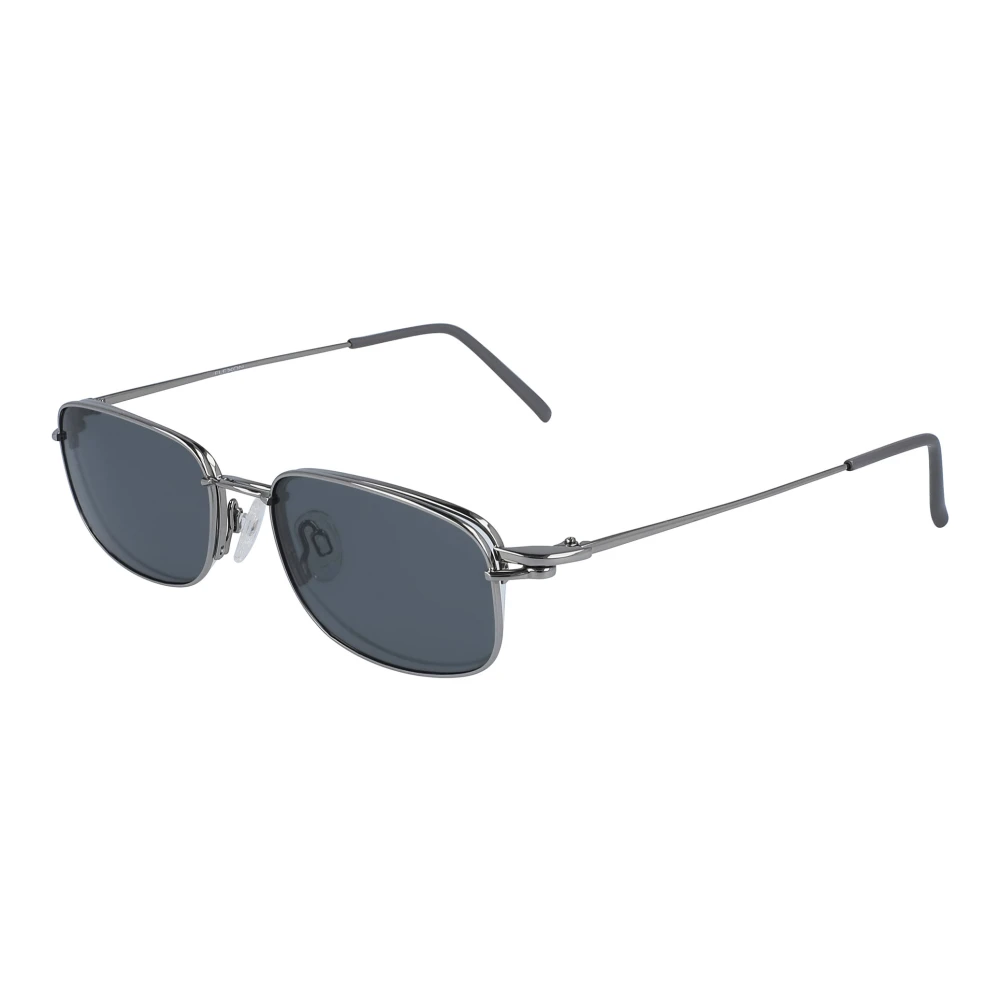Flexon Men's Gray Sunglasses, 52 Mm, Flx 806Mag-Set Sunglasses