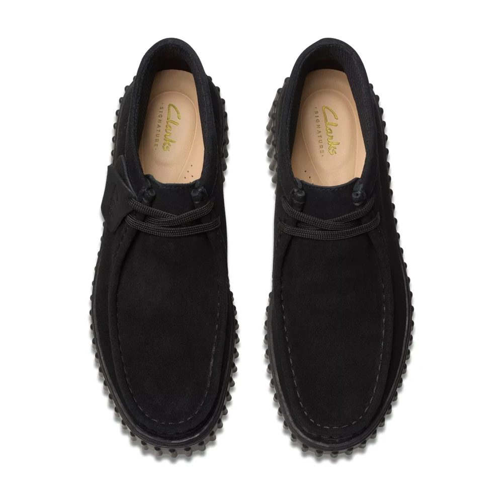 Clarks Women's Black Lace-Up Boots, 7 Uk, Vintage-Inspired Torhill Moss Shoe
