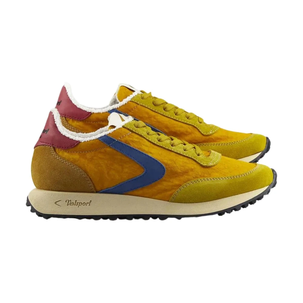 Valsport 1920 Vintage Suede Nylon Sneakers Heren Schoenen Geel