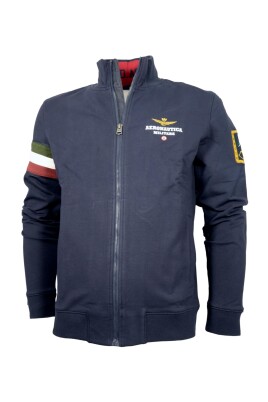 tricolor-arrows-full-zip-sweatshirt-blue