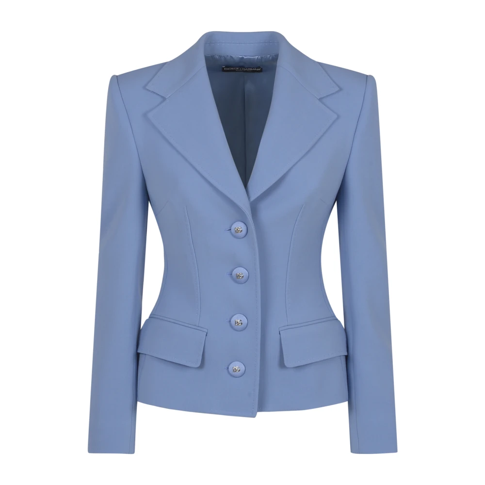 Dolce & Gabbana Stijlvolle Jassen voor Mannen Blue Dames
