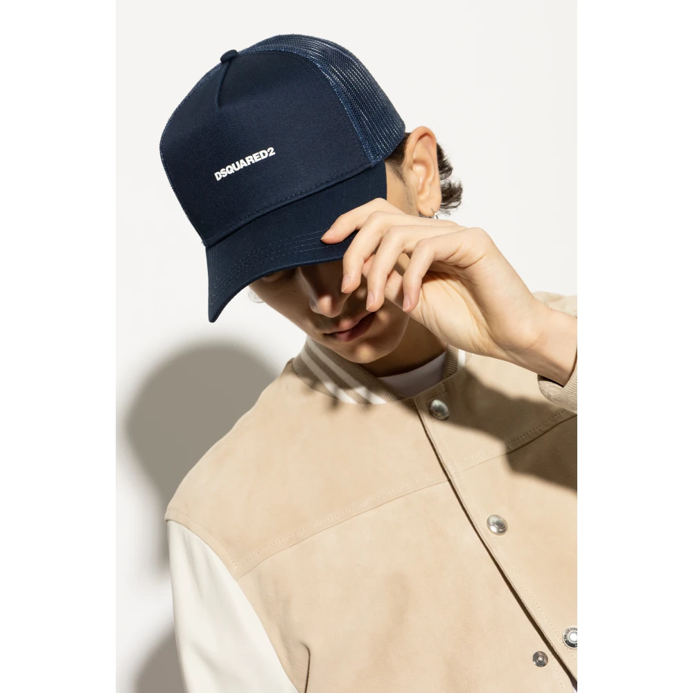 Dsquared2 Baseballpet Blue Heren