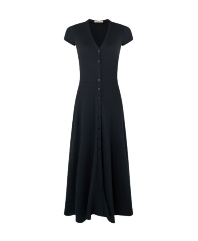 robe-midi-en-tricot-cotele-a-col-en-v