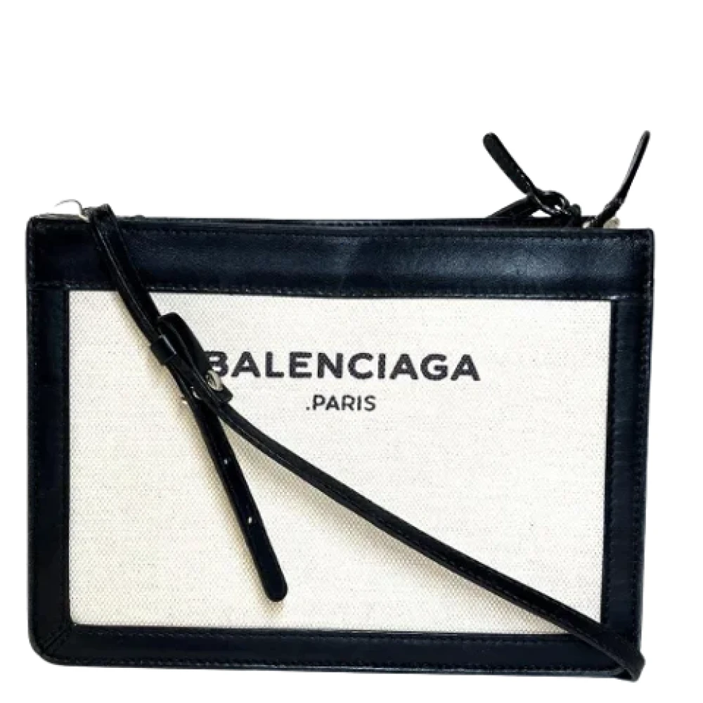 Balenciaga Vintage Pre-owned Canvas crossbody-bags Multicolor Dames
