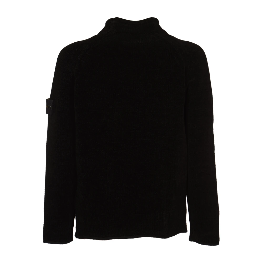 Stone Island Zwarte Truien voor Mannen Black Heren
