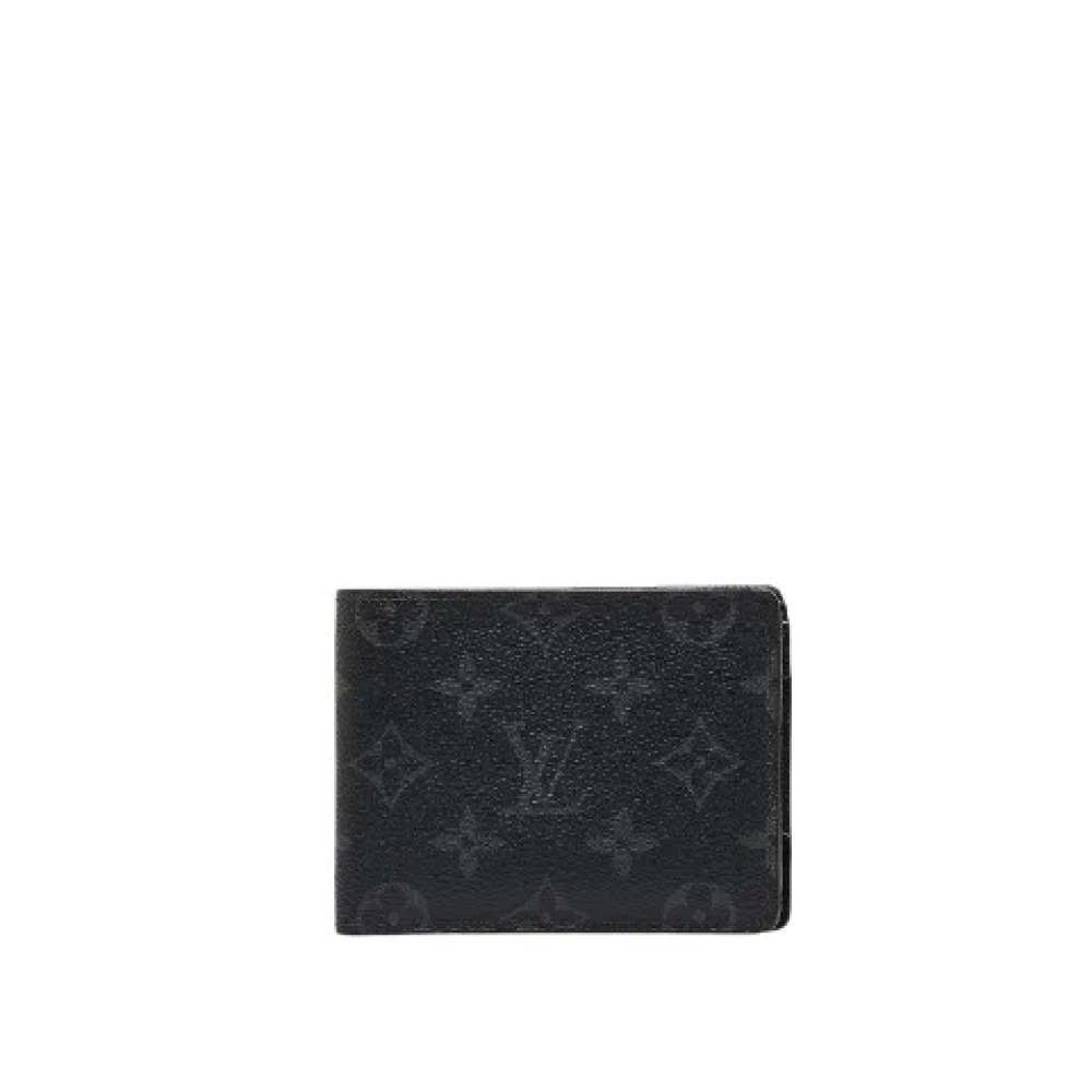 Louis Vuitton Vintage Pre-owned Canvas wallets Black Heren