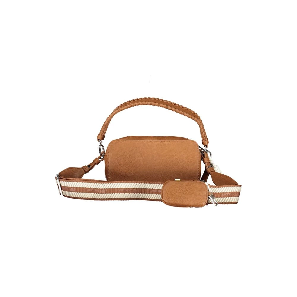Desigual Bruine Schoudertas met Afneembare Banden Brown Dames