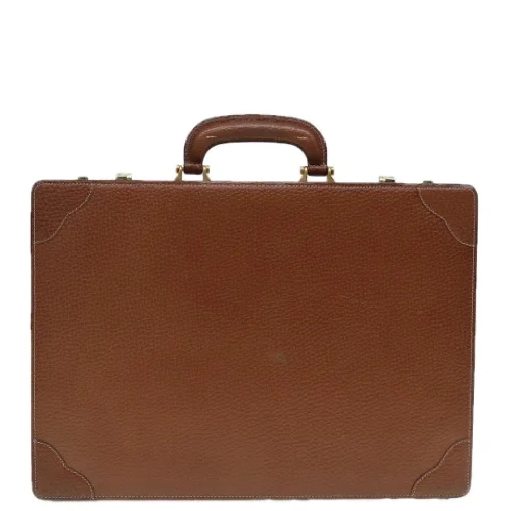 Loewe Pre-owned Leather handbags Brown Dames