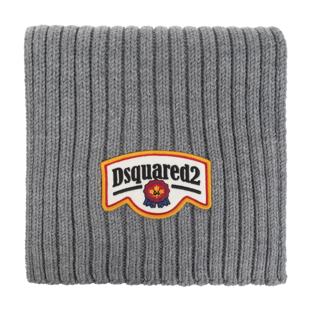 Dsquared2 Wollen sjaal Gray Heren