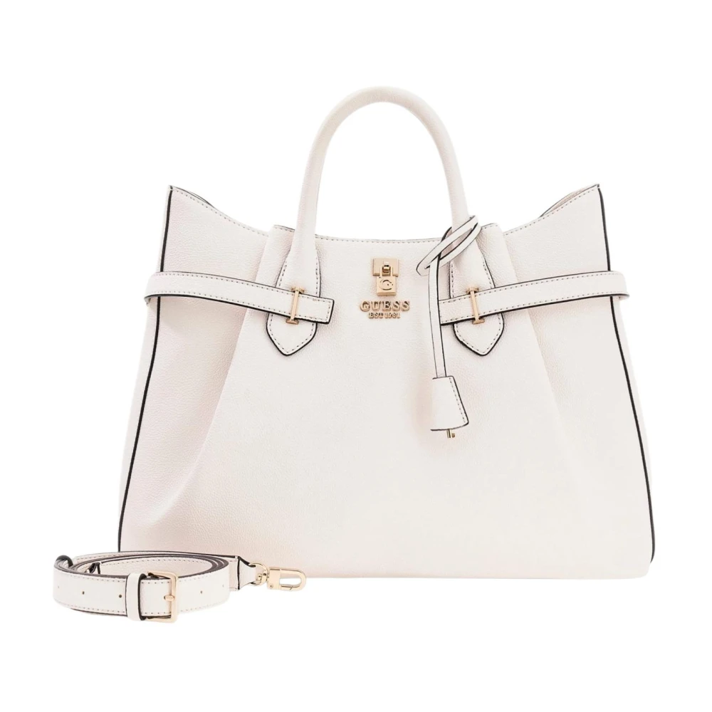 Guess Women's Beige Handbags, One Size, Yesba Girlfriend Satchel