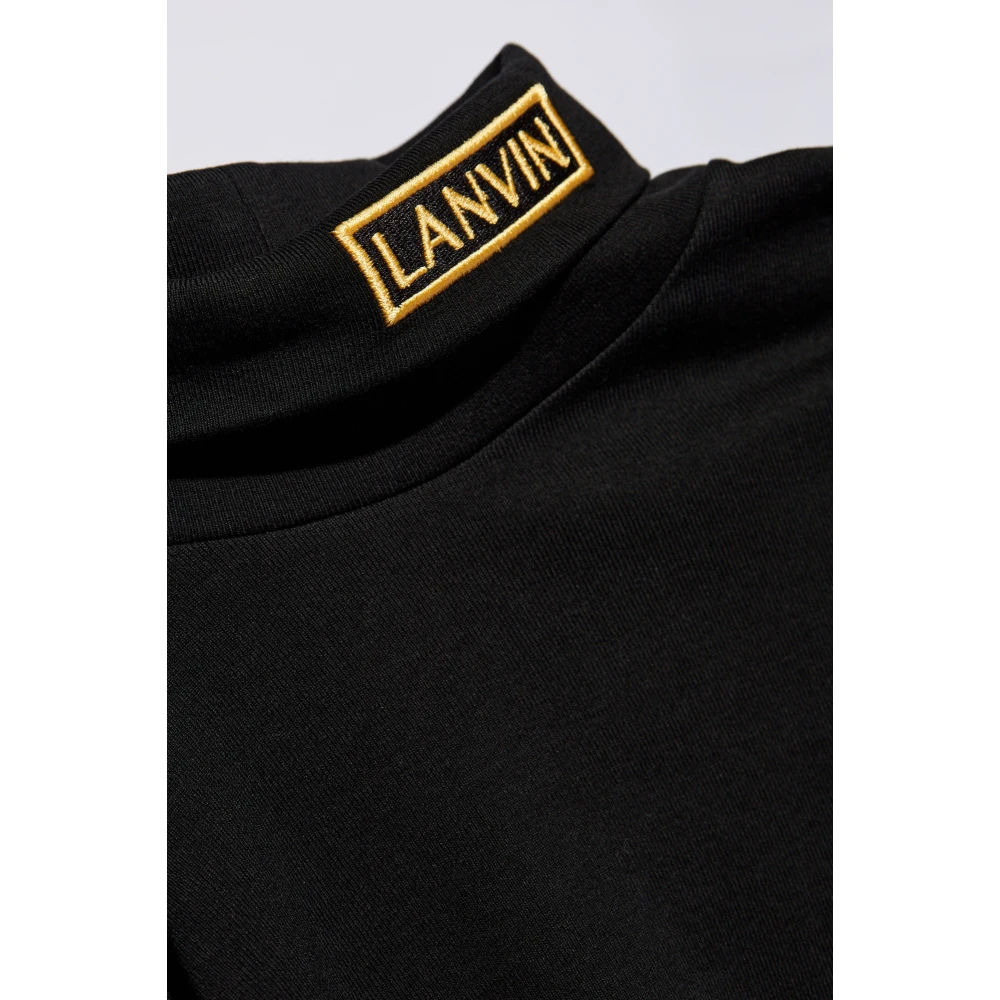 Lanvin Coltrui met logo Black Heren