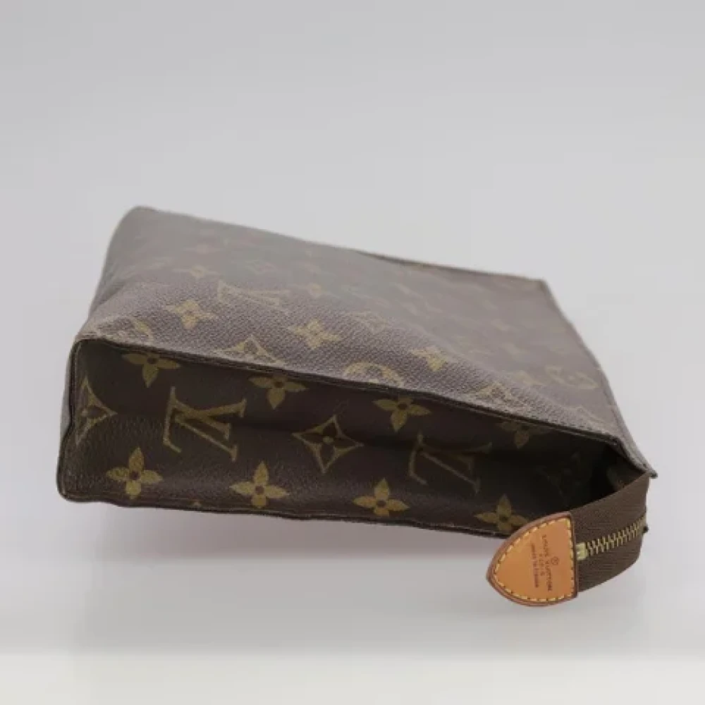 Louis Vuitton Vintage Pre-owned Canvas clutches Brown Dames