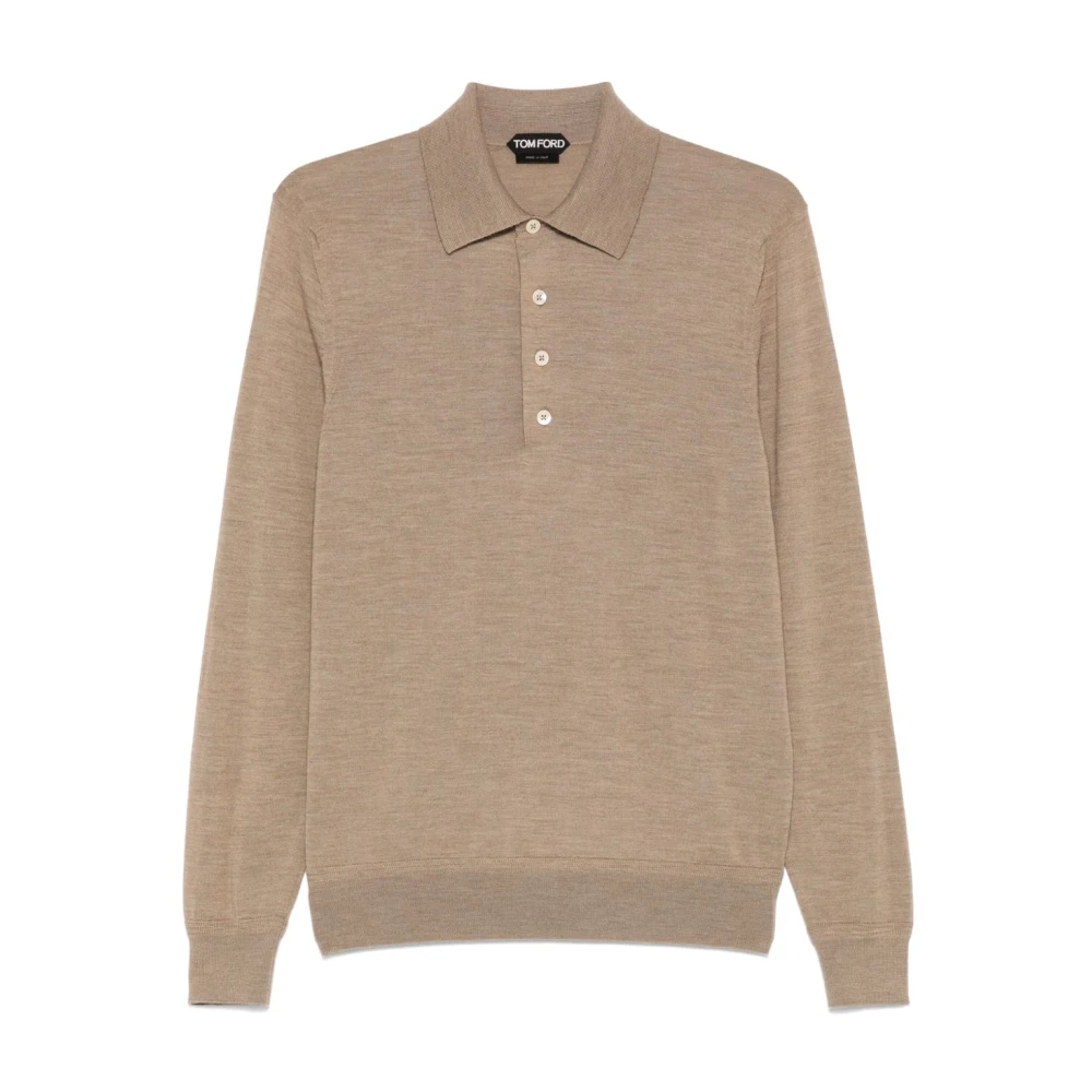 Tom Ford Luxe Beige T-shirt en Polo Beige Heren