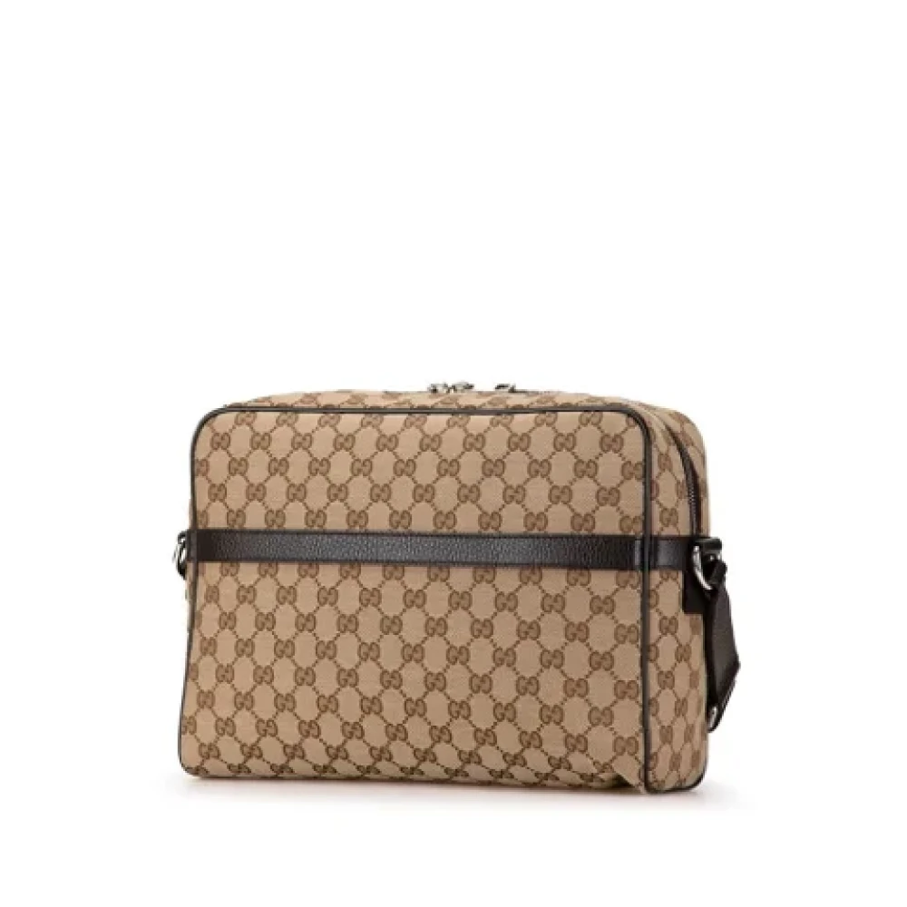 Gucci Vintage Pre-owned Canvas gucci-bags Brown Dames