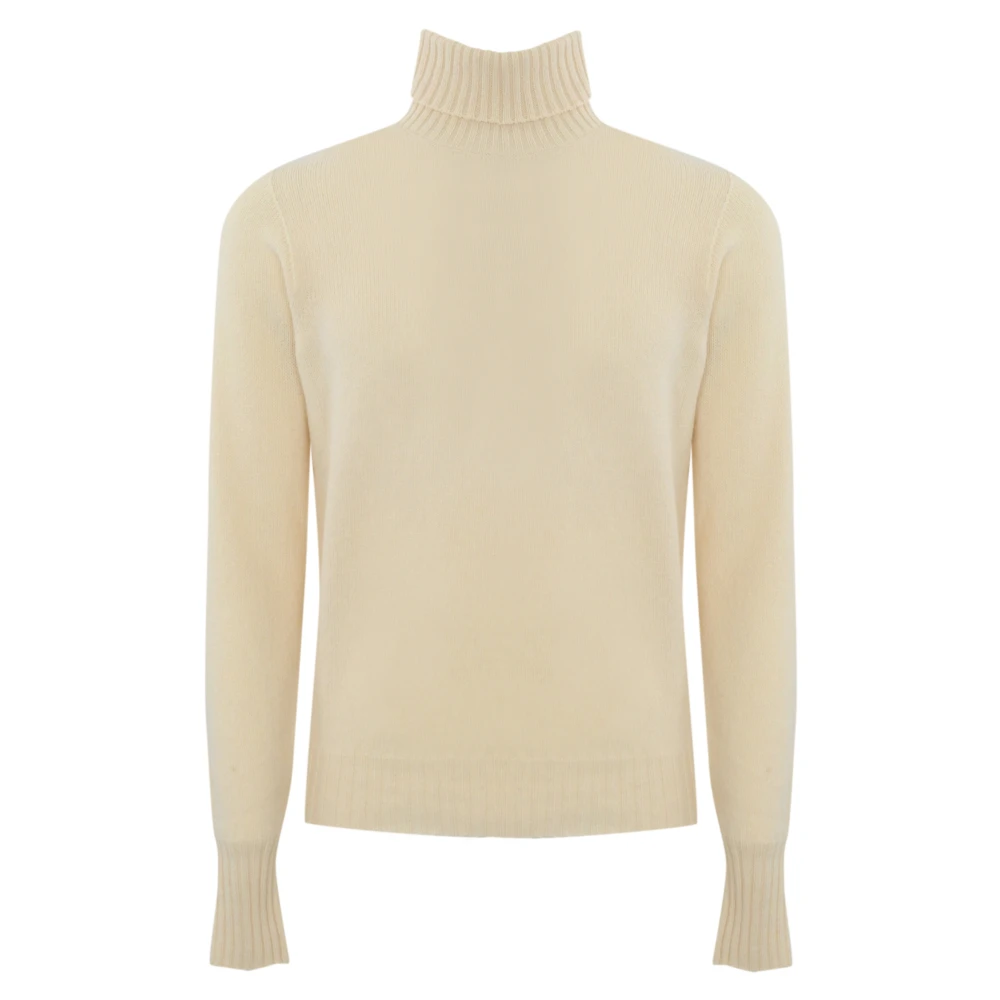 Drumohr Heren wol turtleneck trui Beige Heren