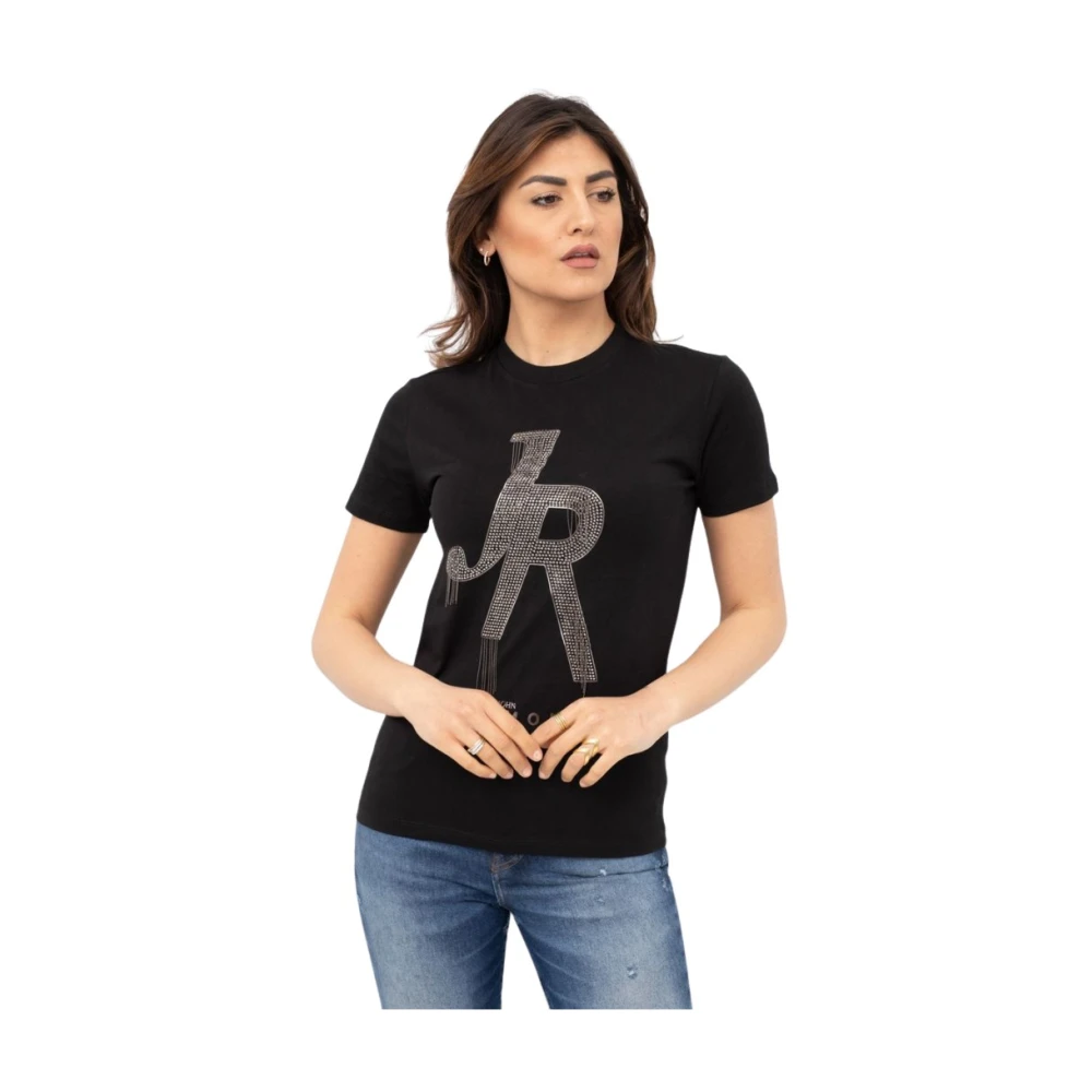 John Richmond Rwp22182Ts Dam T-Shirt Black, Dam