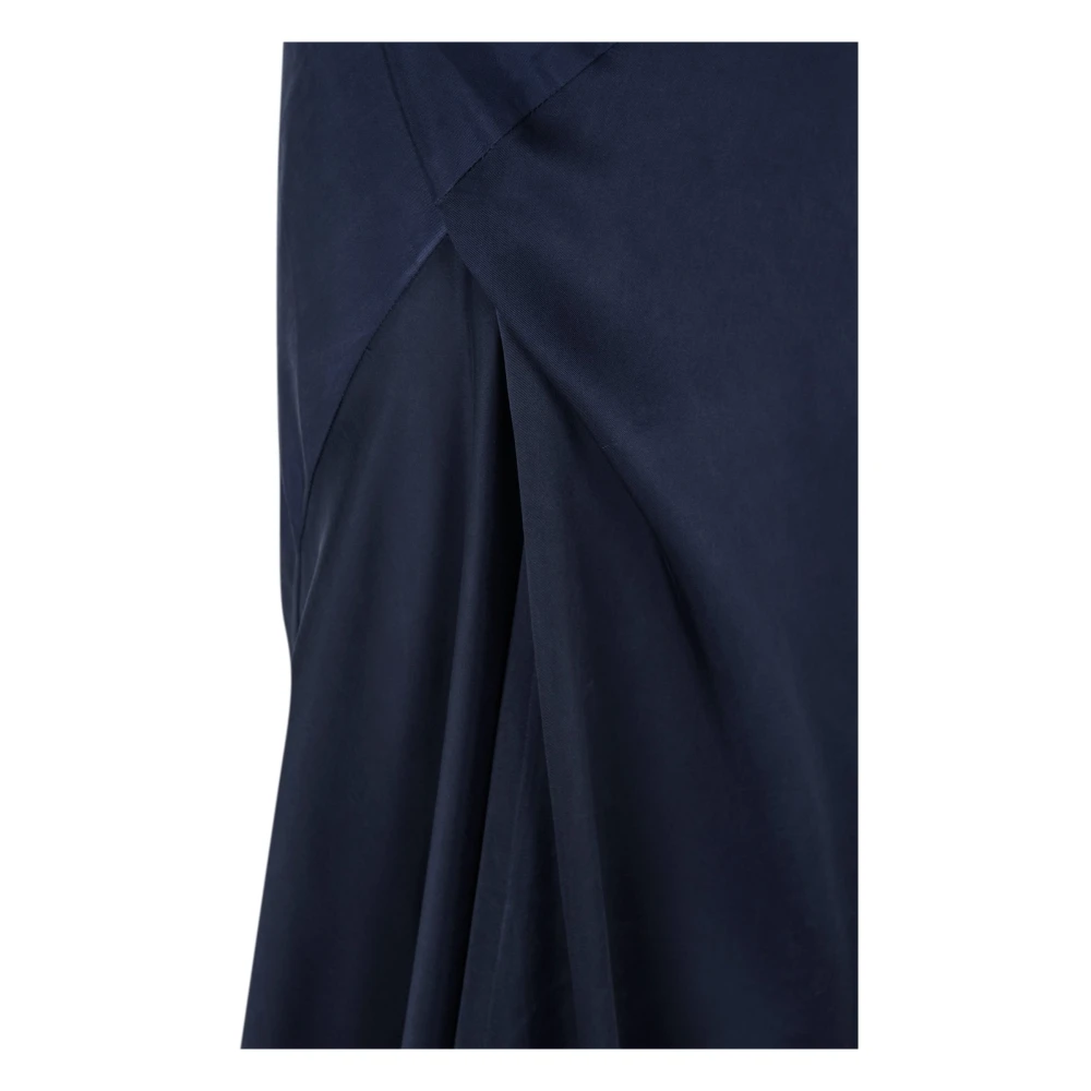 Cortana Martina Blauw Nero Cupro Jurk Blue Dames
