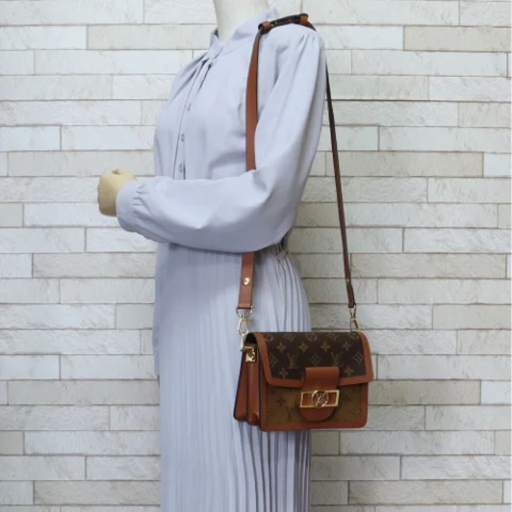 Louis Vuitton Vintage Pre-owned Canvas shoulder-bags Brown Dames