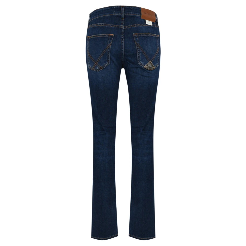 Roy Roger's Donkere Denim Herenbroek Blue Heren