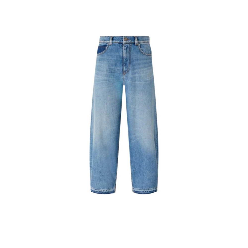Pinko Vrouw Blauw Jeans Dames, W26, Katoen, Estelle Egg Jeans