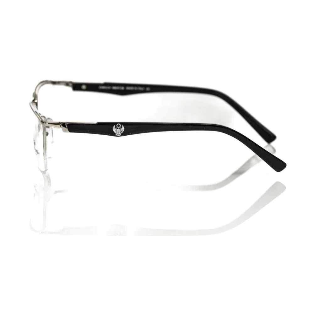 Frankie Morello Clubmaster Bril Elegant en Functioneel Black Heren