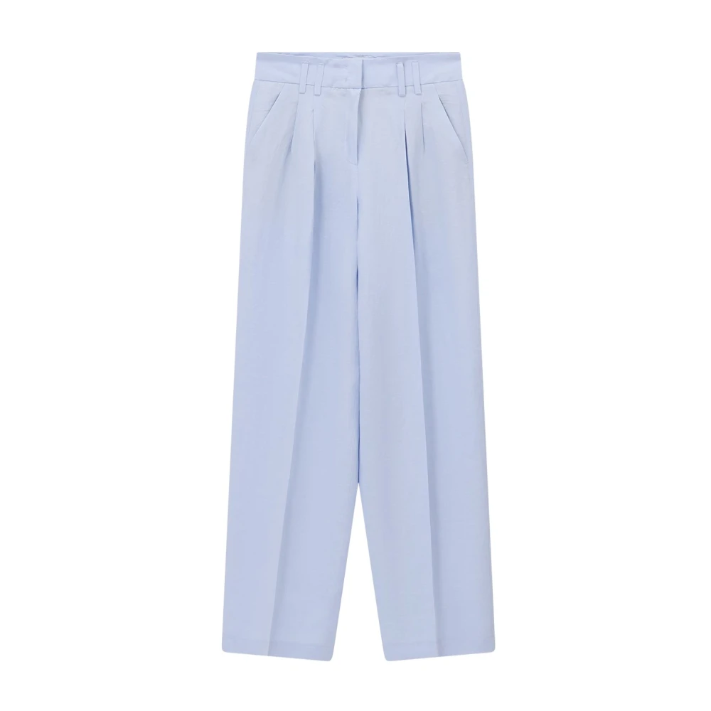 Raffaello Rossi Blue Wide Trousers - Female - Wide Trousers - M - Trousers