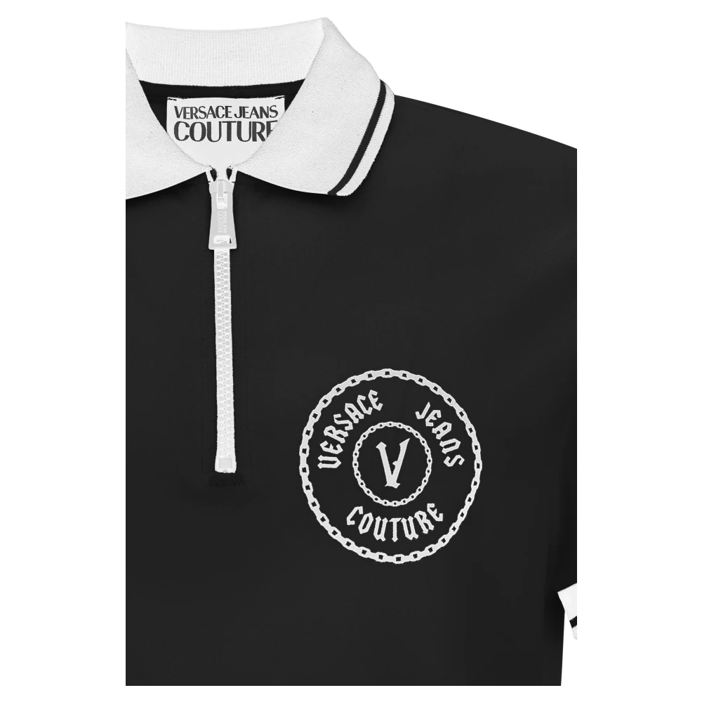 Versace Jeans Couture T-shirts en Polos Black Heren