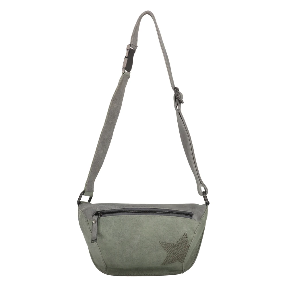 Lorena Antoniazzi Lamsleren Crossbody Tas Gray Dames