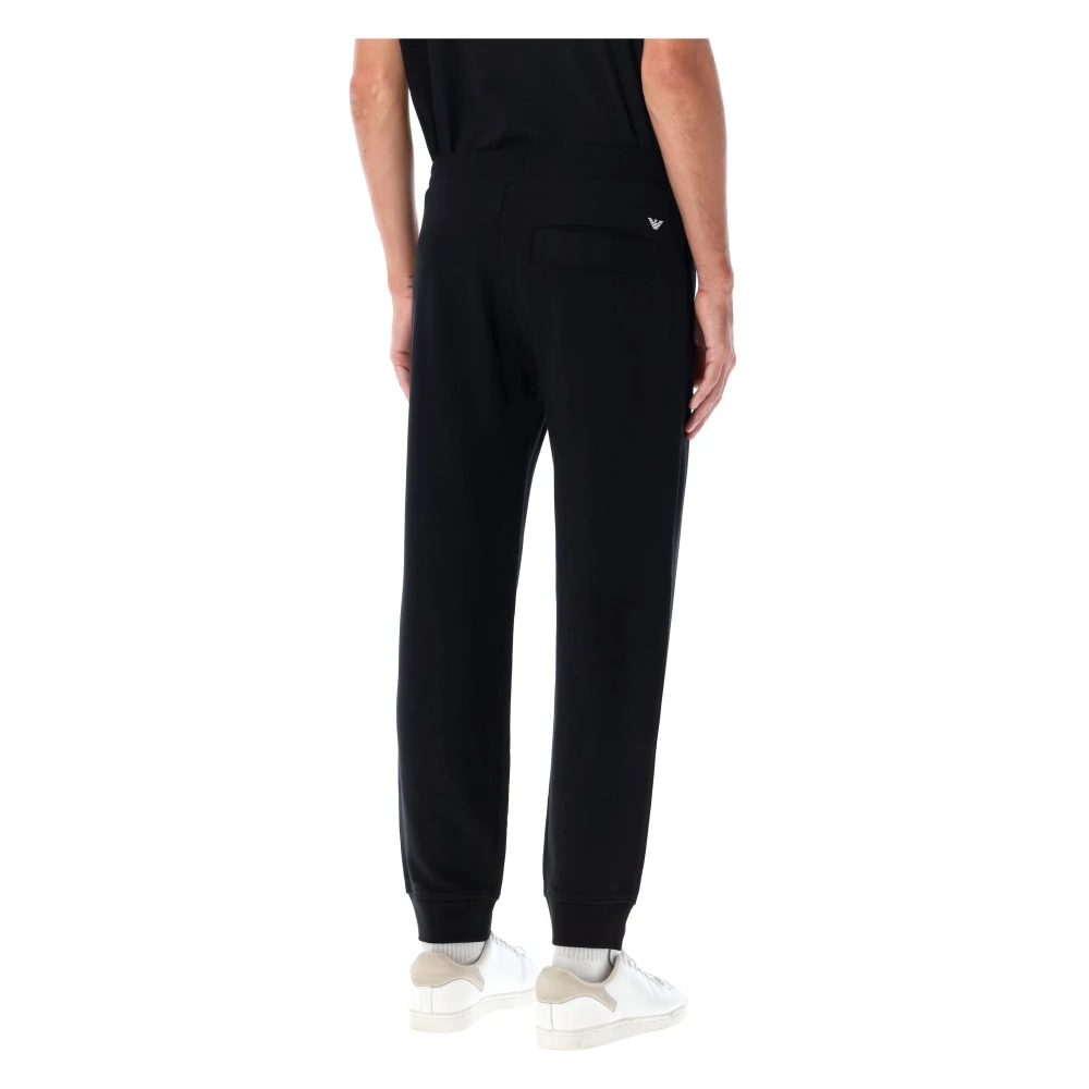 Emporio Armani Logo joggingbroek Nero Aw24 Black Heren