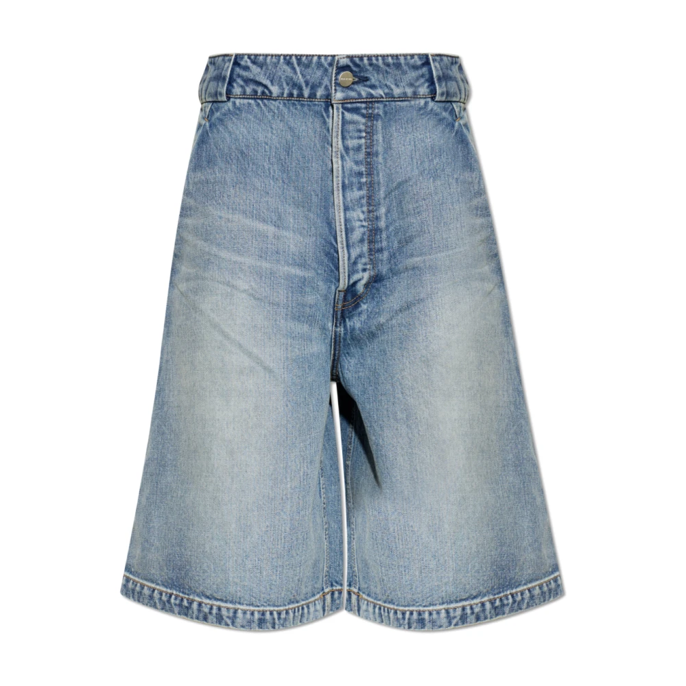 Fear Of God Mannelijk Blauw Korte Broeken Heren, W30, Denim, Denim Utility Shorts