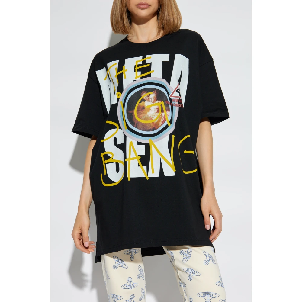 Vivienne Westwood Bedrukt T-shirt Black Dames