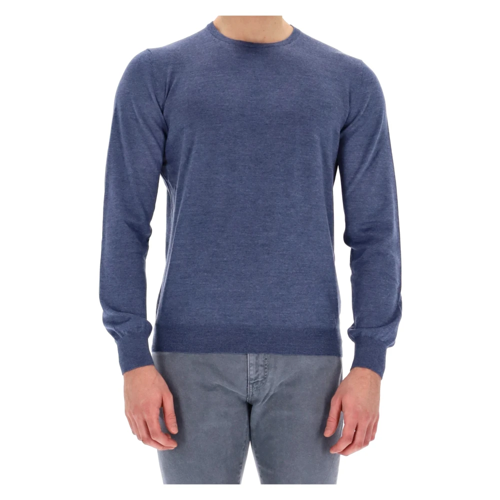 Knitwear > Round-neck Knitwear - - Barba - Modalova