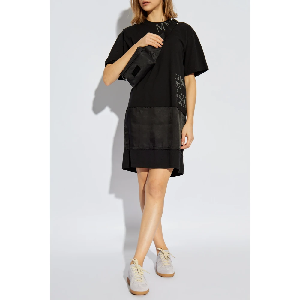 MM6 Maison Margiela Printjurk Black Dames