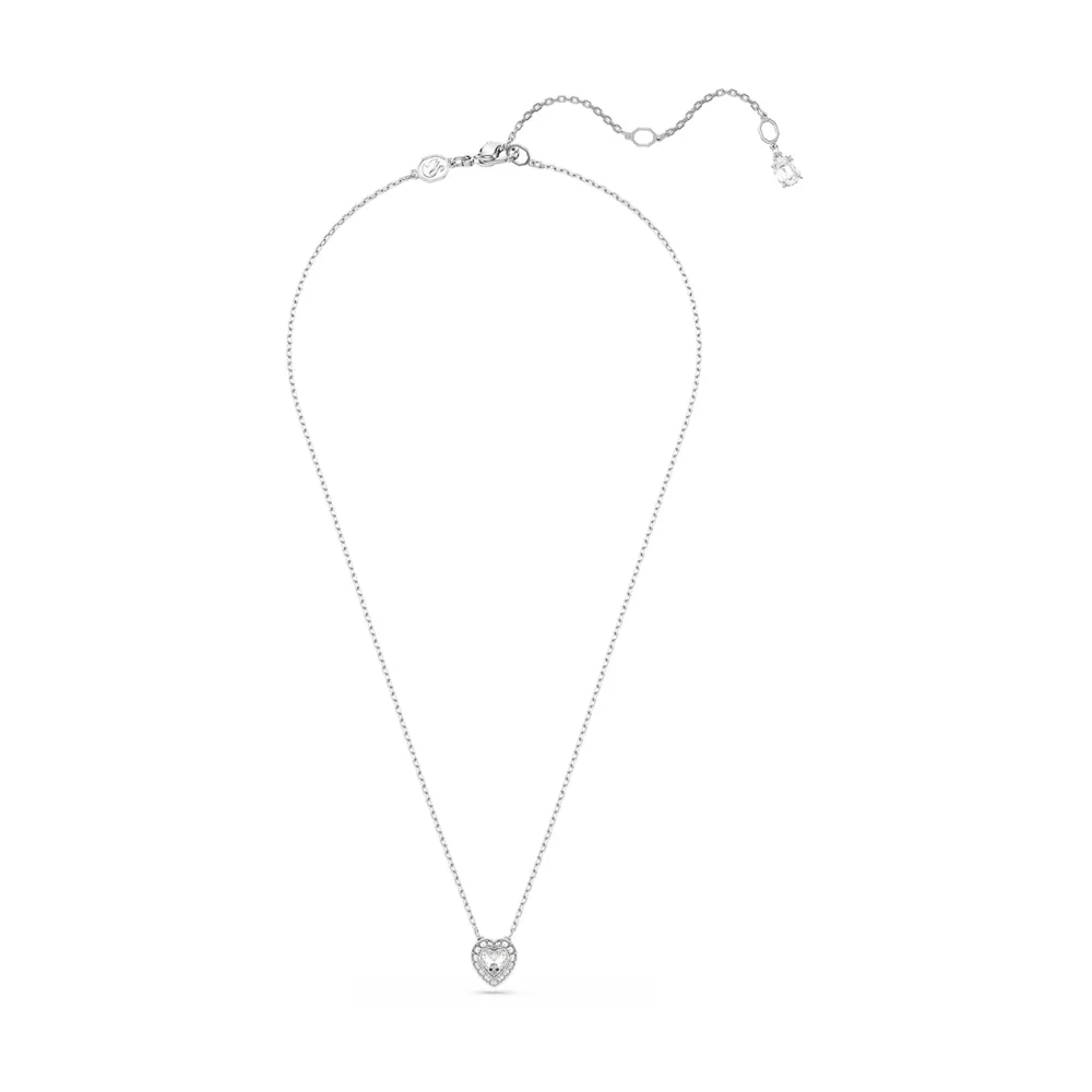 Swarovski Kette Mit Anhänger Weiss in Größe 45 - Bild 6